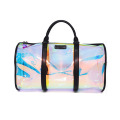 2022 Neue trendige große holographische klare PVC -Reisetaschen Frauen Männer Custom Sport Fitnessstudio Umhängetaschen wasserdichte Speicher Duffel -Tasche